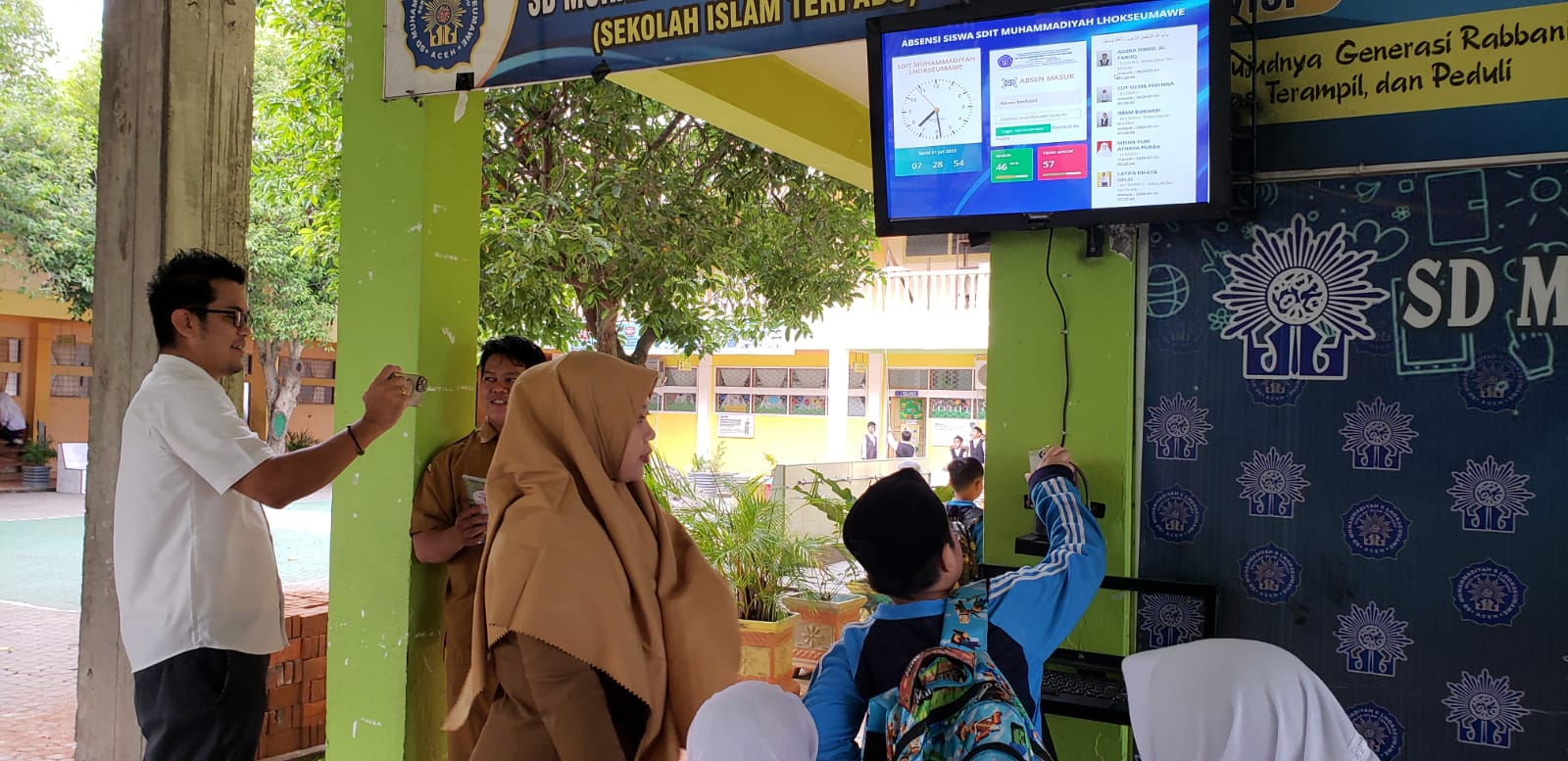 Presensi Digital Berlaku di Sekolah Penggerak SDIT Muhammadiyah 6 Lhokseumawe