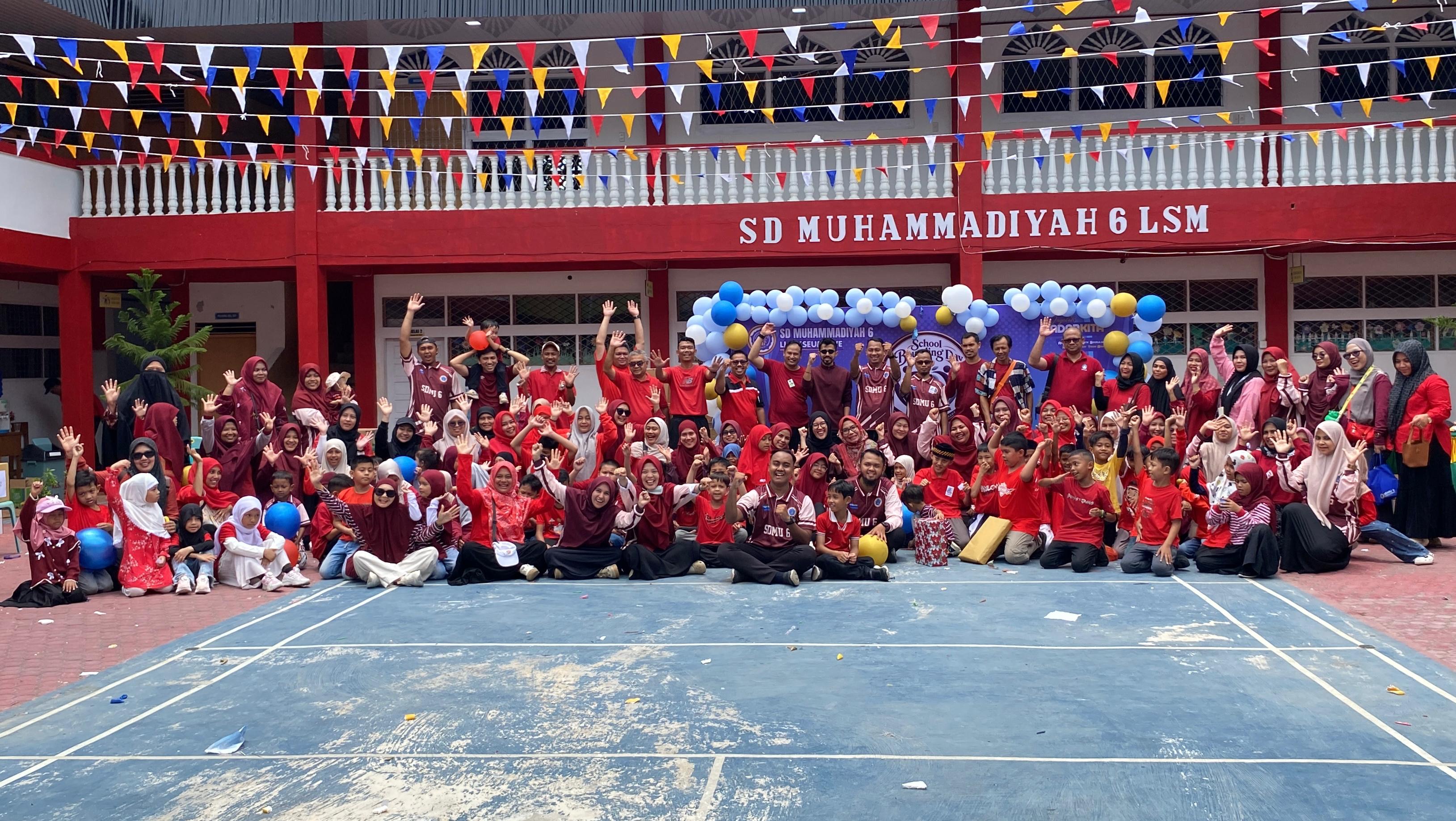 School Bounding Day Perdana SD Muhammadiyah 6 Lhokseumawe Pererat Silaturahmi Guru dan Wali Murid